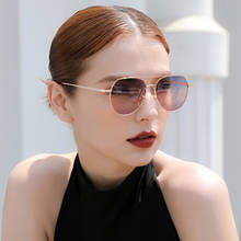 Unisex Sunglasses Polarized UV400 Gradient Lens Luxury Crystal Ladies Brand Designer Sun Glasses Eyewear For Women Female 90274 2024 - buy cheap