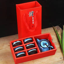 2020 cerâmica kungfu chinês pote de chá tigela copo conjunto completo chá transformado simples escritório bule decoração para casa acessórios 2024 - compre barato