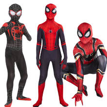 Ps5/ps4/homem de ferro/milhas/gwen/raimi/incrível traje cosplay meninos/meninas traje de super-herói macacão elastano traje de halloween para criança 2024 - compre barato