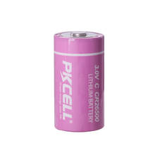 Pkcell-4 baterias de lítio aa cr26500 cr 26500, kit com 4 peças, 3v, bateria cilíndrica li mno2, bateria de 5400mah para câmeras, equipamentos médicos, lâmpadas, rádio 2024 - compre barato