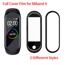 Screen Protector for Xiaomi mi band 4 miband 4 soft glass full cured 3D smart wistband Protective film for xiaomi band 4 2Styles 2024 - buy cheap