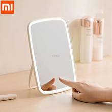 Original Xiaomi LED Mirror Makeup Mirror Touch Dimmer Switch Light Adjustable Stand for Smart Tabletop Bathroom Bedroom Travel 2024 - buy cheap