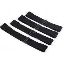 Cinturones anchos de banda elástica para mujer, abrigo de plumón Simple, cinturón femenino con hebilla, correa negra, accesorios de decoración para vestido 2024 - compra barato
