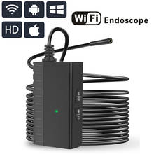 Wi-Fi эндоскопическая камера, 5,5 мм, HD 1200P, 1-10 м 2024 - купить недорого