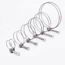 5pcs 11-85mm Double Wire Water Hose Clamp Adjust Pipe Clip SS304 Stainless Steel Tube Pipe Hoop Plumbing Fixture 2024 - buy cheap