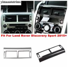 Kit de reinstalação para land rover sport 2012-2019, ar condicionado, acabamento em fibra de carbono, tampa de saída, interior fosco 2024 - compre barato