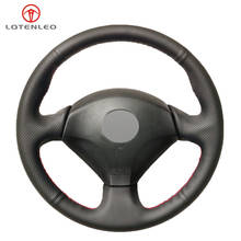 LQTENLEO Black PU Artificial Leather Car Steering Wheel Cover for Honda S2000 2000-2008 Acura RSX Type-S 2005 Civic 2005 Sport 2024 - buy cheap