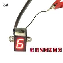 12V　Universal Red LED Digital Gear Indicator Motorcycle Display Shift Sensor  wholesale Gear Shift Indicator 2024 - buy cheap