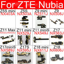 Placa de carga USB para ZTE Nubia Z5S Z9 Z11 Z17 Z17S Z18 Max mini miniS NX403A NX503A NZ511J NX508J NX523J NX535J, piezas 2024 - compra barato