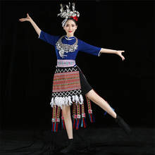 chinese minority dance costumes for women national dance clothes stage performance festival dancer traditional chinese clothing 2024 - buy cheap