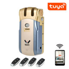 Tuya APP WiFi Remote Control Electric Lock Invisible Keyless Entry Door Lock No Drill Hole 2024 - buy cheap