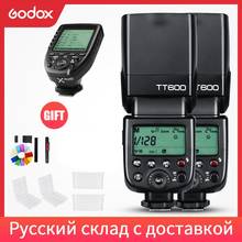 Godox 2x TT600 2.4G Wireless GN60 Master/Slave Camera Flash Speedlite with Xpro Trigger 2024 - buy cheap