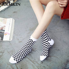 ARMKIN-Calcetines de algodón con estampado geométrico para hombre y mujer, medias divertidas de estilo Harajuku, Hip Hop, Unisex 2024 - compra barato