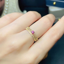 Joyería anillo de piedras preciosas Vintage para el uso diario 3*3mm, anillo de plata de zafiro Rosa Natural 925, joyería de zafiro de plata 2024 - compra barato