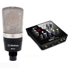 Alctron MC410 and ICON Upod nano professional condenser recording microphone sound card set for studio and live broadcasting 2024 - buy cheap