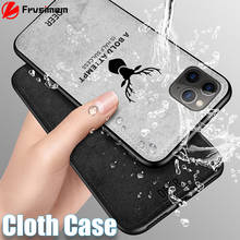 Shockproof Cover for iPhone 11 Pro Max 7 8 Plus 6 6s Plus Silicone Fabric Deer Cloth TPU Case For For iPhone XS Max X XR SE 2020 2024 - buy cheap
