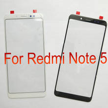 Panel de cristal de pantalla táctil para Xiaomi Redmi Note 5, digitalizador de buena calidad, piezas de repuesto 2024 - compra barato