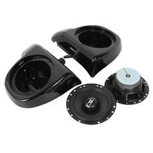 Carenado con ventilación inferior para motocicleta Harley Touring Road King, rejilla de altavoz Pod de 6,5 pulgadas, 2014-2021 2024 - compra barato