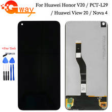 Original Screen for Huawei Honor View 20 LCD Display Digitizer Assembly Touch Display Apply to Honor V20 Screen for Huawei Nova4 2024 - buy cheap