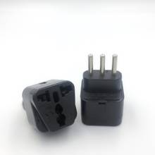 Universal UK/US/EU/AU To Italy Italian 3pin Travel Plug Converter Adapter Type L Plug Adaptor Convert 2024 - buy cheap