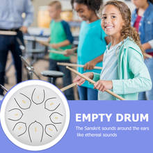Tambor de lengua de ritmo etéreo de mano de 6 pulgadas, instrumentos musicales de percusión, tambor de mano, instrumentos musicales 2024 - compra barato