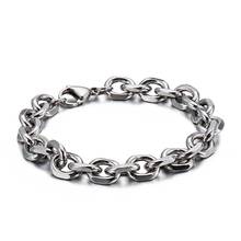 3/4/4.5/5.5/9/10mm Stainless Steel O Chain Bracelet Couples Lover Fashion Jewelry 2024 - купить недорого