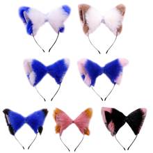 Plush Animal Ears Hairpins Cosplay Anime Hair Hoop Clips Party Costume Headwear Decorations Head Accessories 2024 - buy cheap