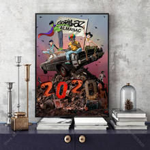 2020 Gorillaz Poster Wall Art Paintings Prints on Canvas Modern Style Wall Picture Living Room Home Decor 2024 - buy cheap