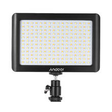 Andoer Mini Portable LED Light Panel Lamp Dimmable Studio Video Photography 3200K/6000K 192pcs Beads for Canon Nikon Camcorder 2024 - buy cheap