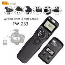 Pixel TW-283 беспроводной Таймер дистанционного управления спуском затвора (DC0 DC2 N3 E3 S1 S2) кабель для камеры Canon Nikon Sony TW283 VS RC-6 2024 - купить недорого