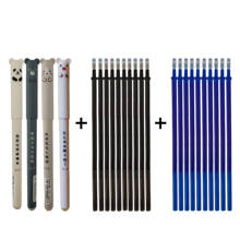 24 pcs/lot Erasable Pen Set 0.5mm Blue Black Ink Writing Gel Pens Washable handle for School Office Stationery Supplies 2024 - buy cheap