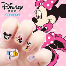 Disney Nail Stickers Frozen Mickey Minnie Disney Princess Rapunzel Ariel Belle Makeup Toy Kids Lovely Earrings Sticker Toys Gift 2024 - buy cheap