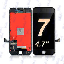 ЖК-дисплей для iPhone 7 класса AAAAA, сменный сенсорный 3D-экран с цифровым преобразователем в сборе для iPhone 7, без битых пикселей, ЖК-дисплеи + подарок 2024 - купить недорого