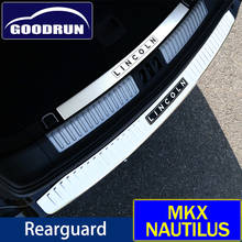 For Lincoln MKX NAUTILUS Tread Pedal Trim Guard Threshold Cover Bumper Protector Car Rear Trunk Door Sill 2024 - buy cheap