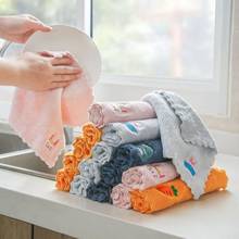 1pc Microfiber Cloth Kitchen Towels Cleaning Cloth Dish Washing Reusable Rag Absorbent Soft Dishcloth Kitchen Accessories 2024 - buy cheap