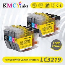 KMCYinks-cartucho de tinta LC3219 LC3219XL, para Brother 3219, 3217, MFC-J5330DW, J5335DW, J5730DW, J5930DW, J6530DW, J6935DW, 3219xl, lc3217 2024 - compra barato