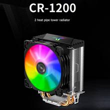 Jonsbo CR1200 2 Heat Pipe Tower CPU Cooler RGB 3Pin Cooling Fans Heatsink 900-2300RPM CPU Cooler Streamer Effect 2024 - buy cheap
