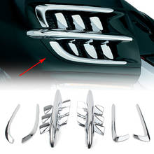 ABS Fairing Premier Shark Gills Set Chrome For Honda Goldwing GL1800 2001 2002 2003 2004 2005 2006 2007 2008 2009 2010 2011 2024 - buy cheap