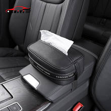 Car tissue box pumping box creative multifunctional leather car tissue box accessories luxury car accessories Armrest Type 2024 - buy cheap