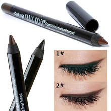 Novo 2021 eye liner lápis maquiagem longa duração delineador à prova dwaterproof água preto marrom cor lápis delineador dropshopping 2024 - compre barato
