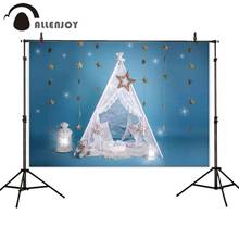 Allenjoy-Fondo de estudio de fotografía, carpa de pastel de estrellas, recién nacido, baby shower, cumpleaños, sesión de fotos, accesorios para sesión fotográfica 2024 - compra barato