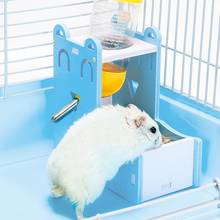2 in1 Hamster Automatic Pet Water Drinking Bottle Food Feeder Fountain Dispenser Hamster Rabbit Samll Animal Automatic Water Cup 2024 - buy cheap