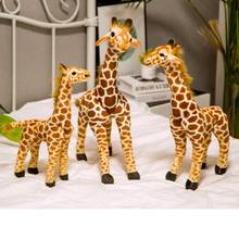 36/46/55cm Good Quality Simulation Giraffe Plush Toy Vivid Animal Deer Stuffed Doll New House Party Decor Children Birthday Gift 2024 - buy cheap