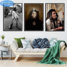 Art Poster Bob Marley Singer Star RIP Posters and Prints Wall Art Decoration Canvas Painting Kids Room Home art decor 2024 - buy cheap
