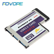 USB Expresscard expansion Card 3 port USB 3.0 Express card 34 54 mm expansion Card expresscard to USB adapter 2024 - buy cheap