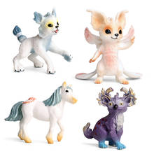 Экшн-фигурки сказочной лошади, имитация животного, мифические эльфы, эльф, Пегас, ПВХ, модель, обучающая игрушка для детей, подарок 2024 - купить недорого