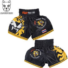 Tiger-pantalones cortos de combate para hombre, Shorts para kick Boxing MMA, mixtas, Jiu Jitsu BJJ brasileños 2024 - compra barato