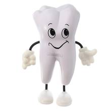 1 pc dente-figura espremer brinquedo macio do plutônio espuma dente modelo forma dental clínica odontologia item promocional dentista presente 2024 - compre barato