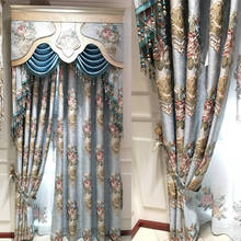 European Luxury Curtains for Window Curtains Styles for Living Room Elegant Drapes European Curtains Embroidered curtains 2024 - buy cheap