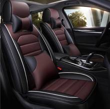 1 pcs leather car seat cover For mitsubishi pajero 4 2 sport outlander xl asx accessories lancer 9 10 covers for vehicle seats 2024 - buy cheap